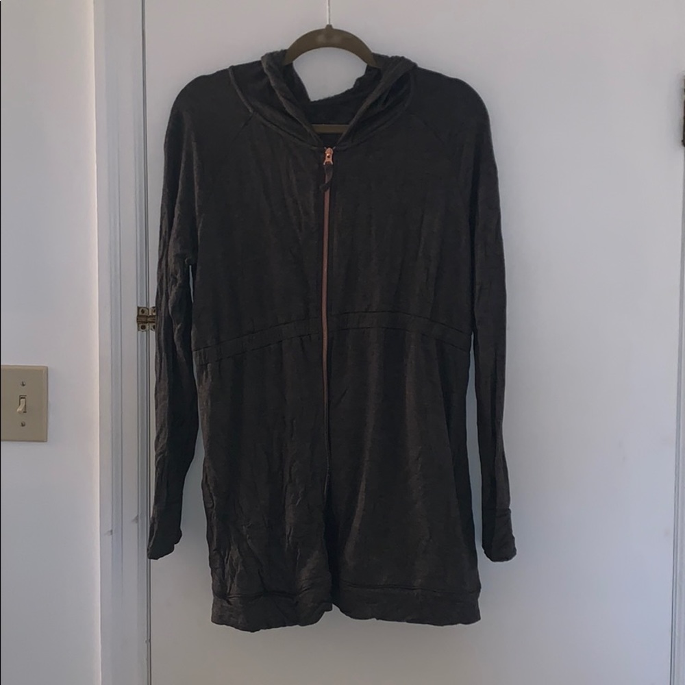 Gray maternity sweatshirt